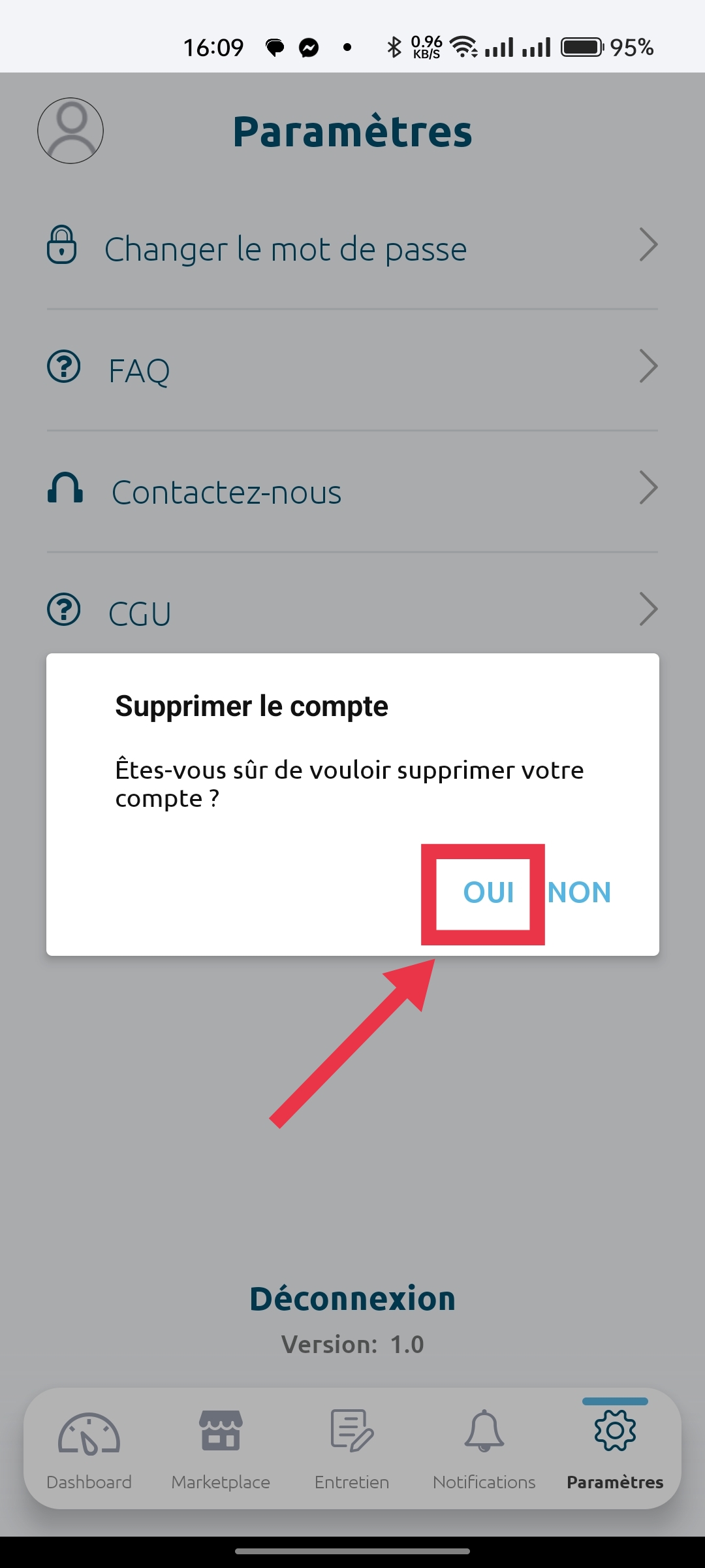 Confirmer la suppression